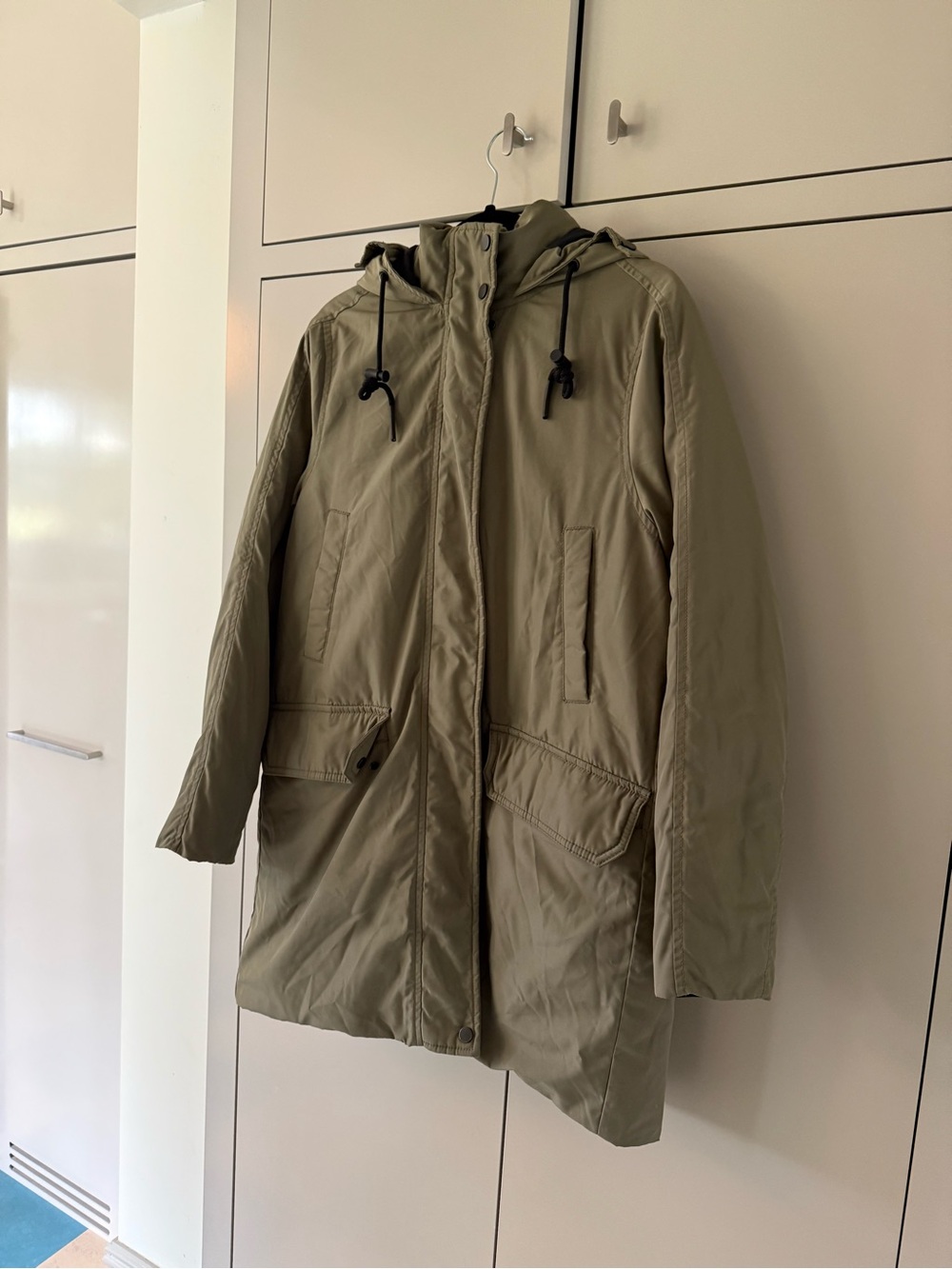 Women’s Hooded Everlane Parka Jacket - Olive